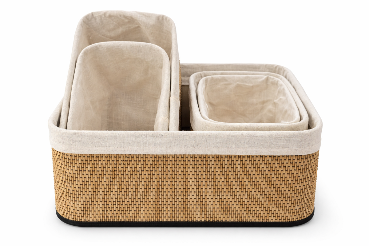 Multipurpose Bamboo Basket Sets