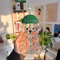 Bear Shaped Glass Tumbler