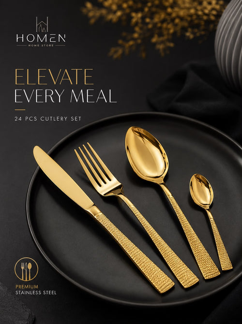 Golden Winsor Cutlery