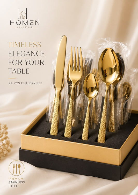 Cutlery Set - 24 Pcs