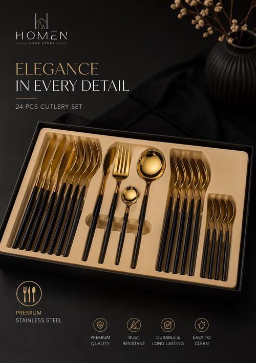 Portuguese Cutlery Set - 24 pcs