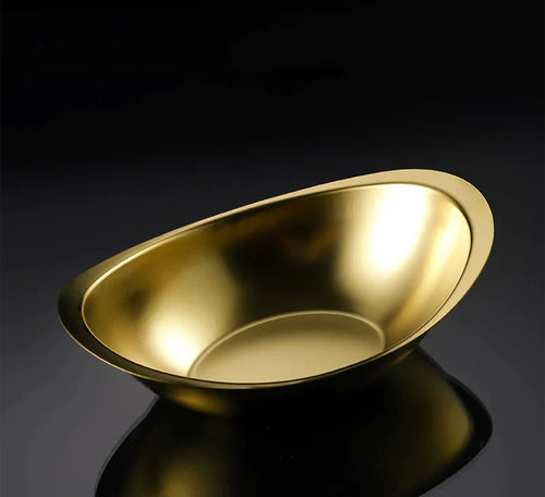 Golden Greavy Serving Bowl