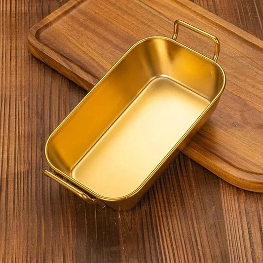 GOLDEN SERVING BASKET_4x28
