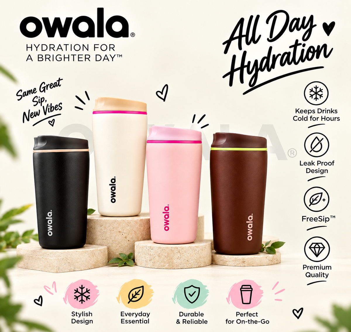 Owala All Day Hydration Collection | Coffe Cups