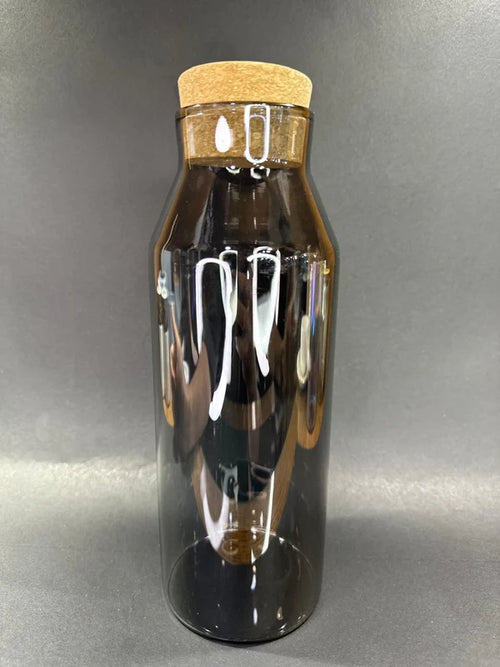 Smooth Glass Cork Bottle