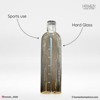 Time Marker Glass Bottle