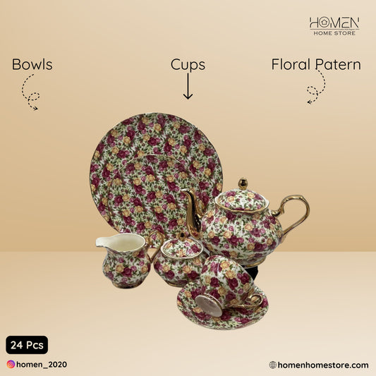 Royal Albert 24 Pcs Tea Set
