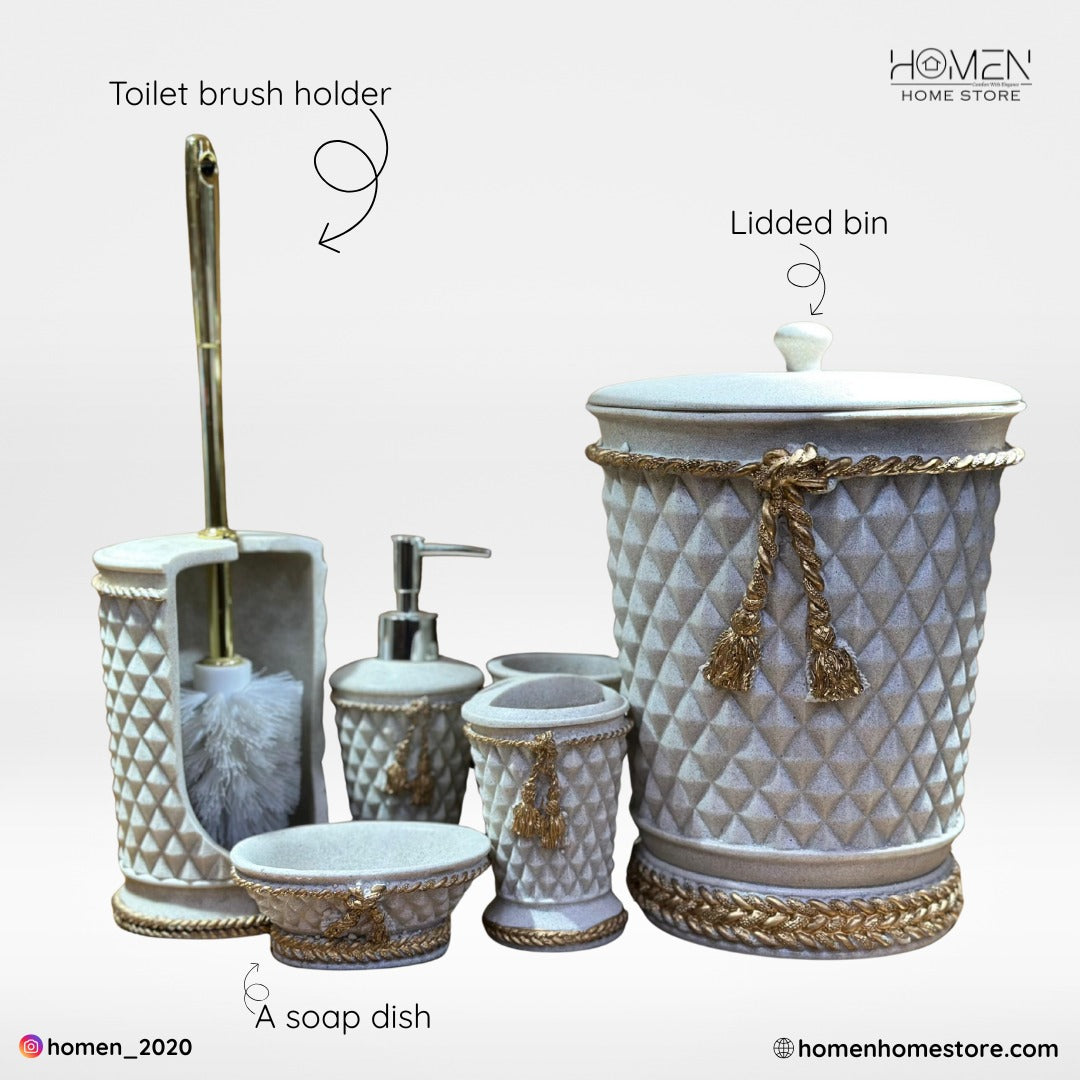 Luxury 6pcs Bathroom Set