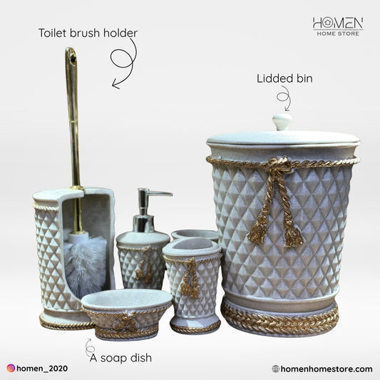 Luxury 6pcs Bathroom Set