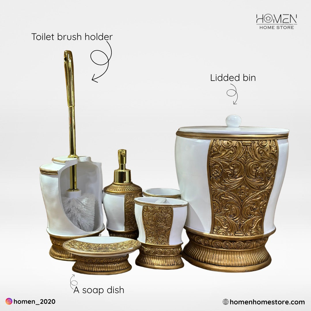Luxury 6pcs Bathroom Set