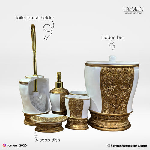 Luxury 6pcs Bathroom Set