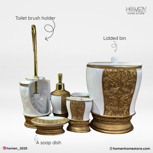 Luxury 6pcs Bathroom Set