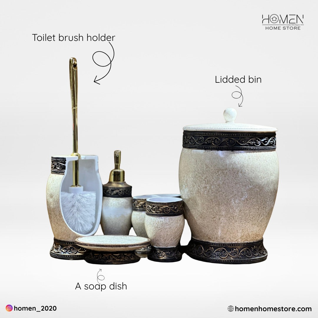 Luxury 6pcs Bathroom Set