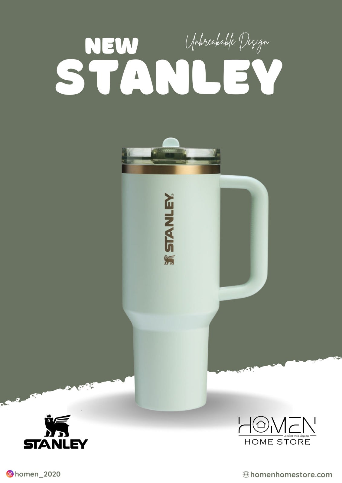 GILDED CELADON  - The Quencher Pro Flip Straw Tumbler | 40 OZ