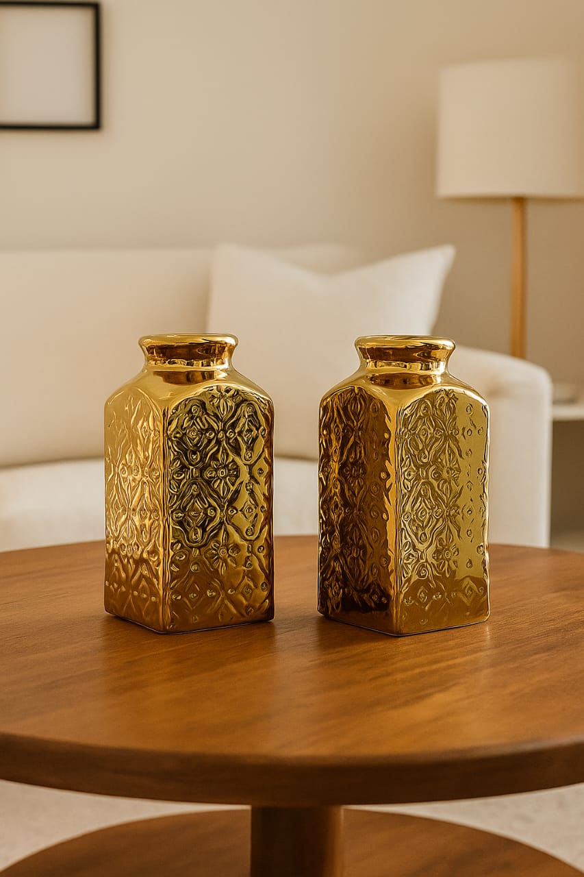Imperial Gold Textured Vase