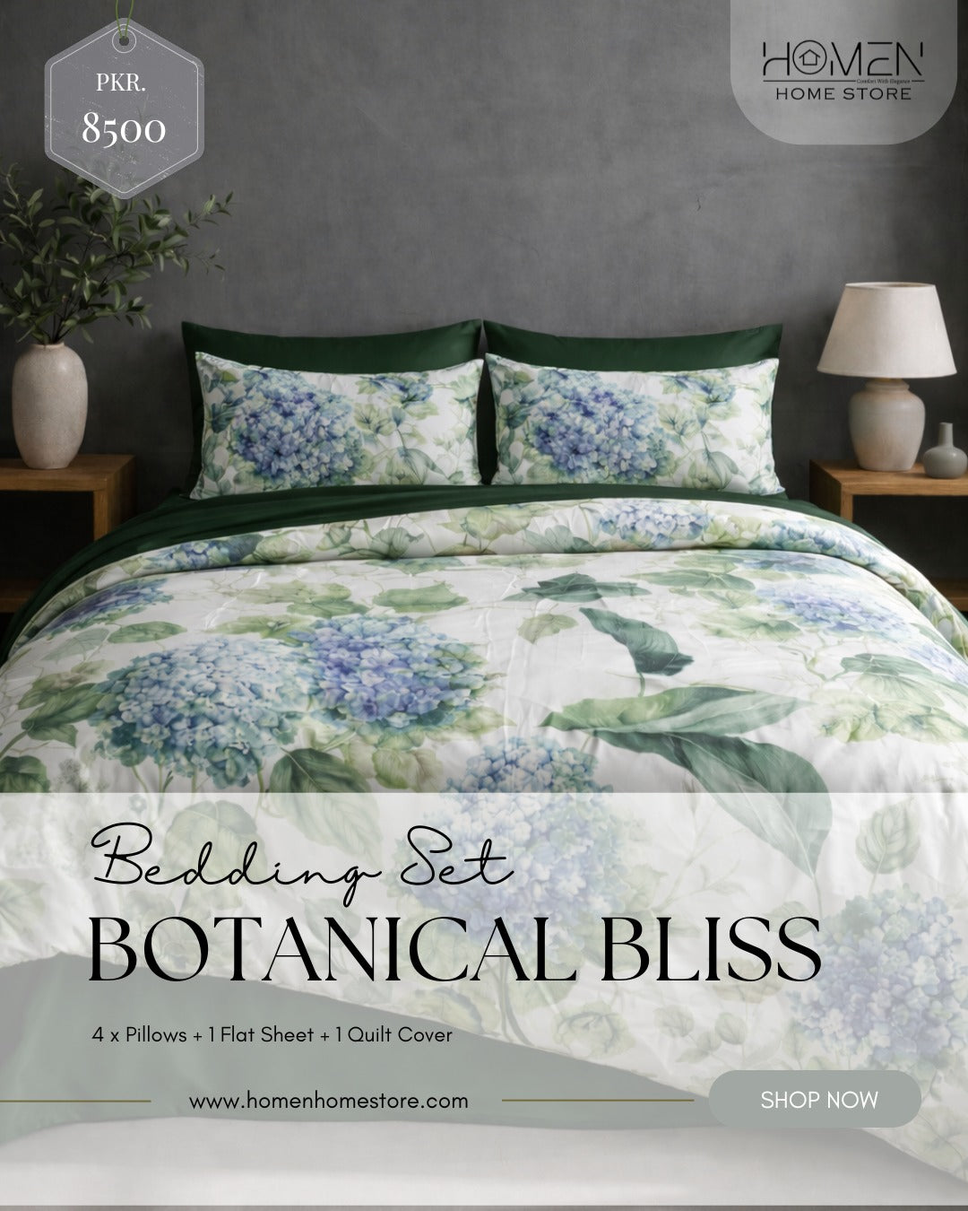 BOTANICAL BLISS- BEDDING SET