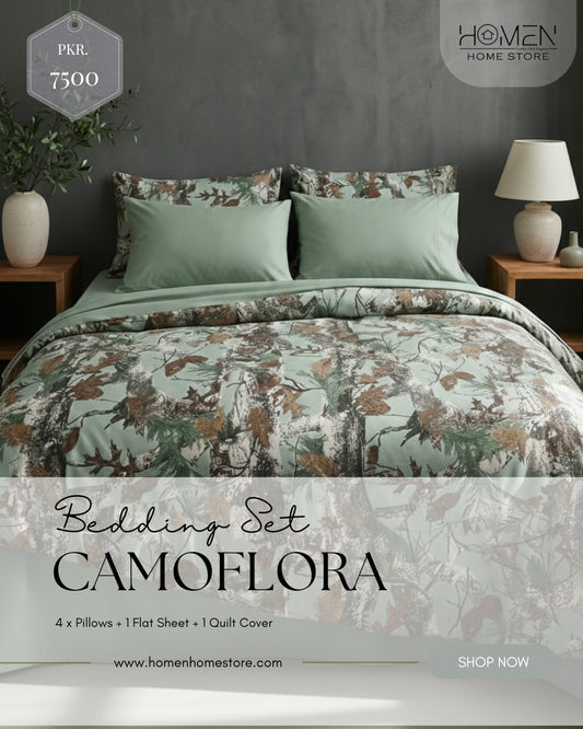 CAMOFLORA- BEDDING SET