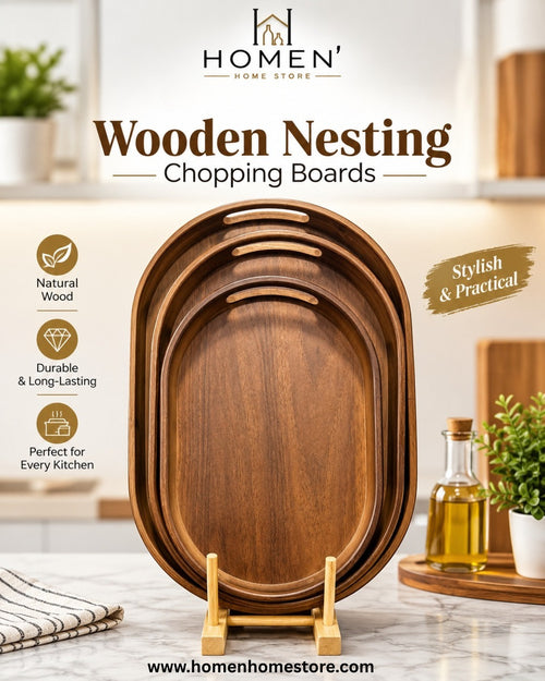 Wooden Nesting Chopping Boards