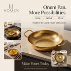 Korean Gold Ramen Pot with Handles