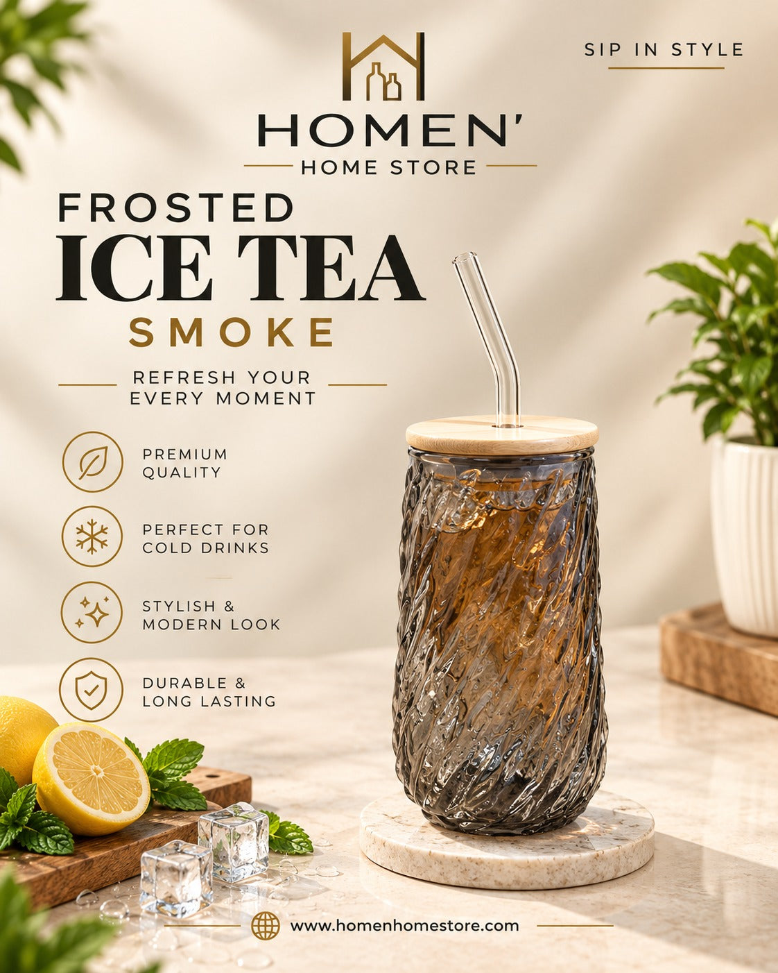 Frosted Ice Tea Smoke