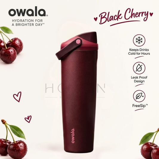 Owala FreeSip® Sway | 30 Oz | Black Cherry