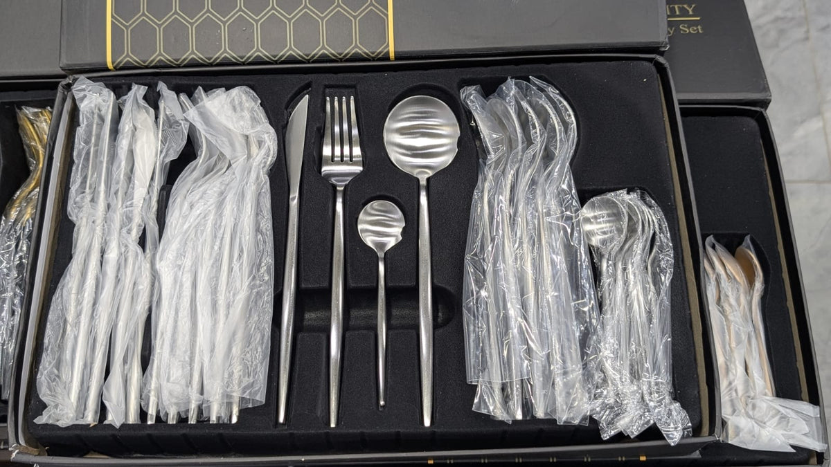 Protugese high quality cutlery set silver