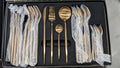 Protugese high quality cutlery set copper
