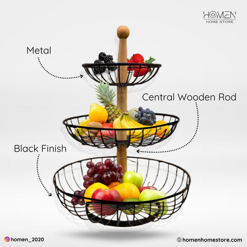 3 Step Fruit Basket