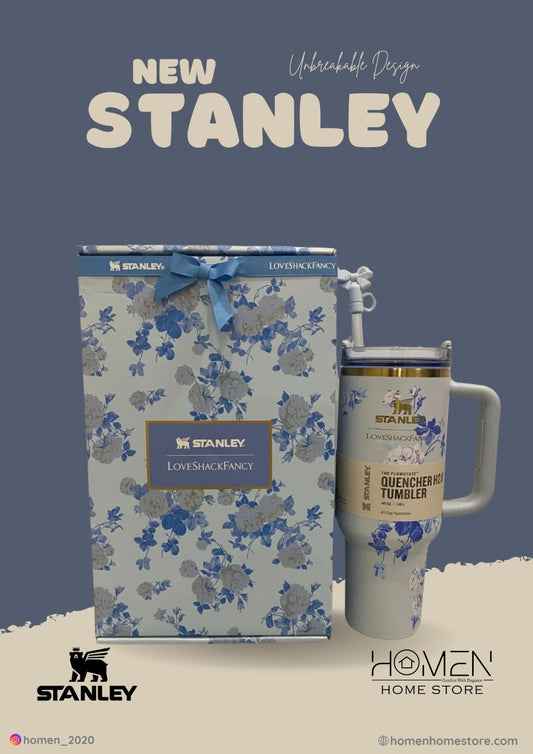 SHY BLUE FLORA - The Stanley X LoveShackFancy  Holiday Quencher | 40 OZ