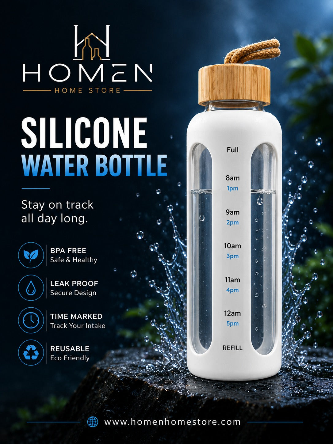 Silicone Water Bottle