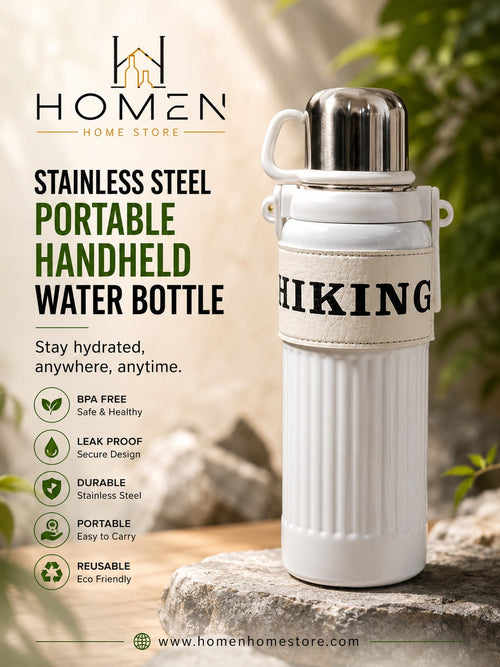 Stainless Steel Portable Handheld Water Bottle (1200ml)