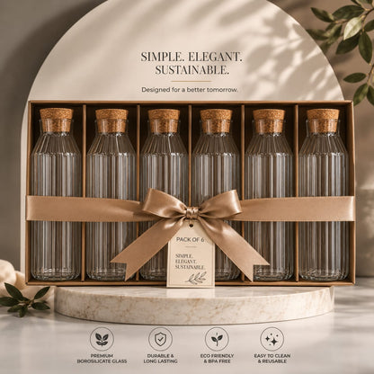 Glass Cork Bottle - 1000ml