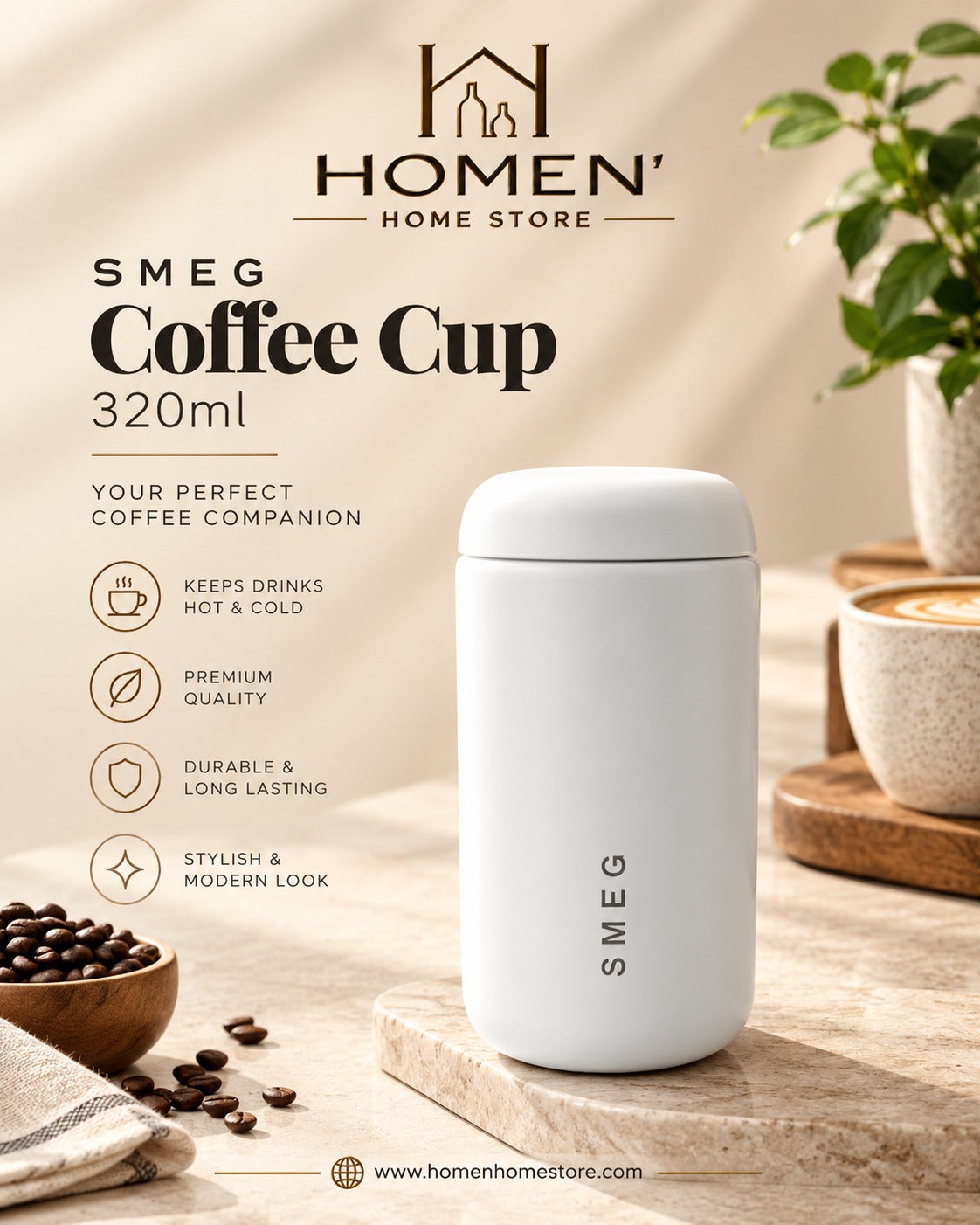 SMEG Coffee Cup 320ml