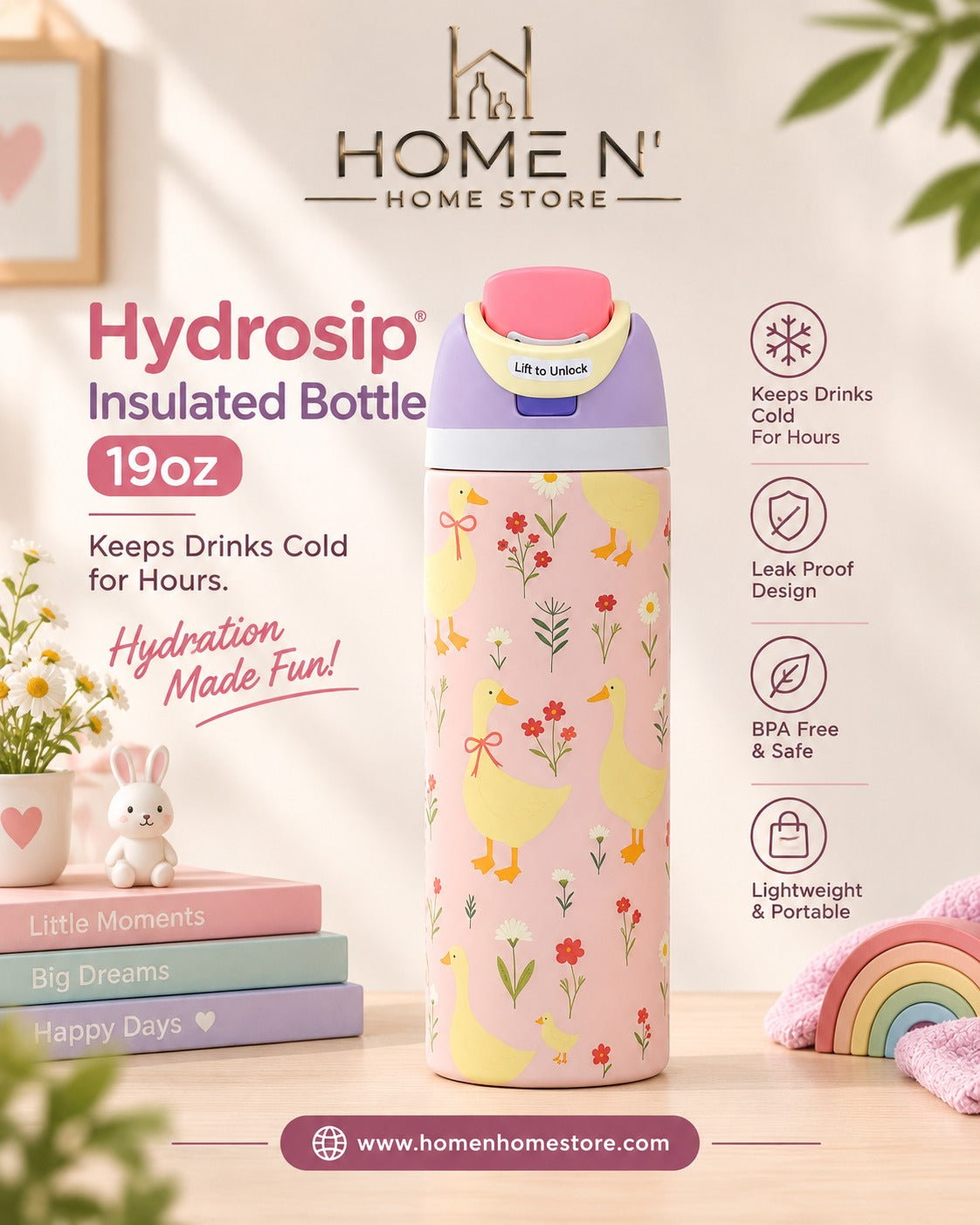 Hydrosip Insulated Bottle 500ml