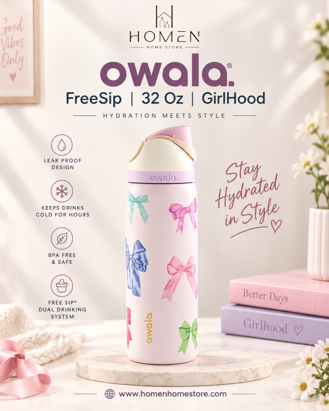 Owala FreeSip | 32 Oz | GirlHood