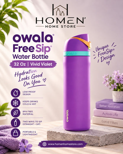 Owala Free Sip | 32 Oz | Vivid Violet