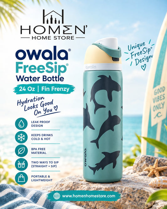 Owala FreeSip® | 24 Oz | Fin Frenzy