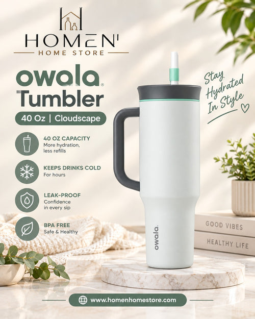 Owala Tumbler | 40 Oz | Cloudscape