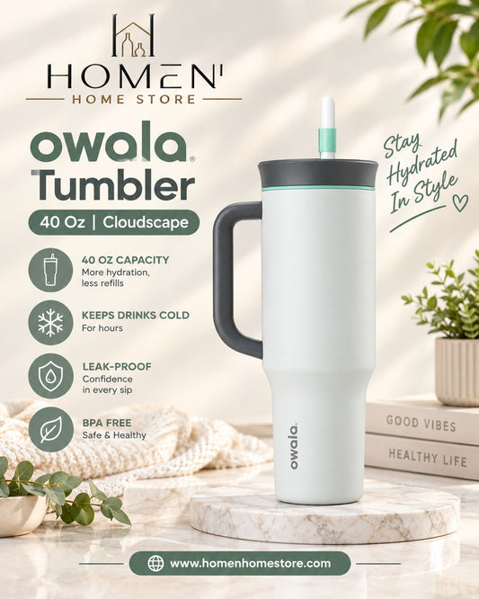 Owala Tumbler | 40 Oz | Cloudscape