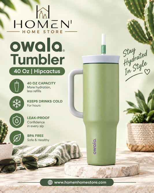 Owala Tumbler | 40 Oz | Hipcactus