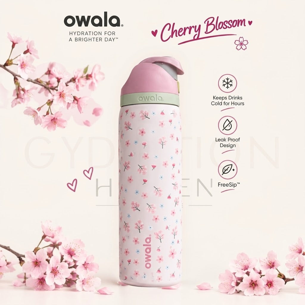 Owala FreeSip | 32 Oz | Cherry Blossom