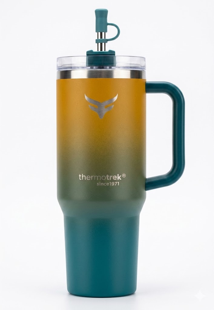 Thermotrek sakura coffee tumbler