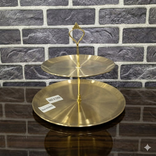 Golden Pastry Stand