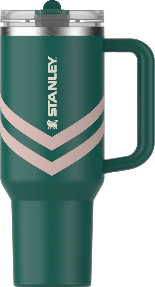 The Quencher Pro Sipper Tumbler Emerald Chevron