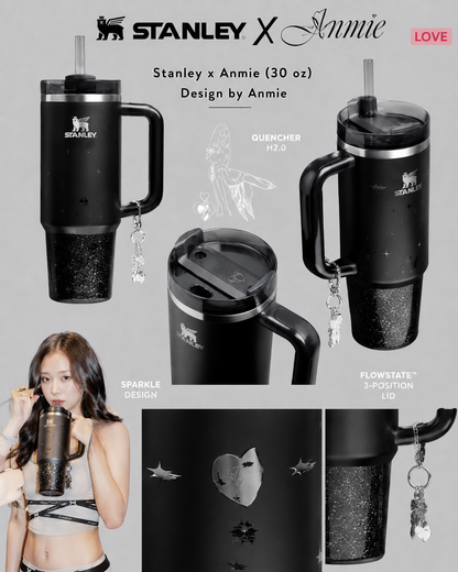 Stanley 1913 x Jennie Quencher H2.0 Flowstate™ Tumbler | 40 Oz | Petal to the Metal