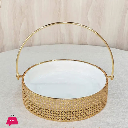 Bowl with Holding basket