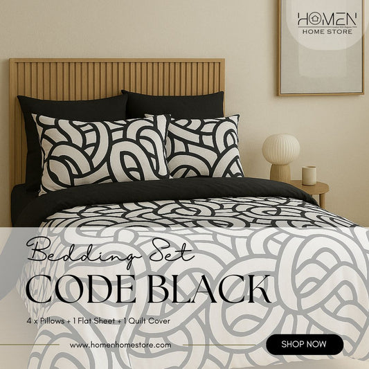 CODE BLACK - BEDDING SET