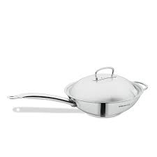 A2796 Proline Wok w/Auxiliary Handle 32x9 (Satin)