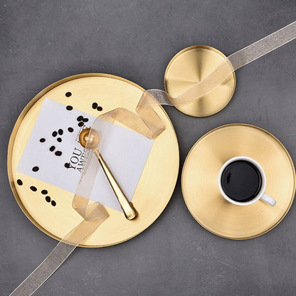 Golden Thali Style Plates