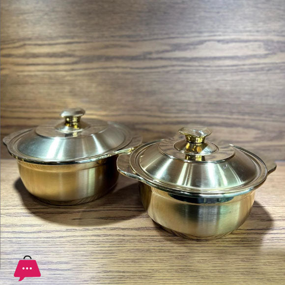GOLDEN HOTPOT STYLE SERVING POT